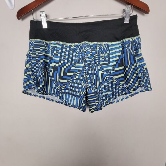 Nike Dri Fit Printed 4" Rival Running Shorts Lined 825859-315 Women’s Small - Picture 1 of 4